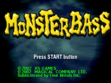 Monster Bass (US) screen shot title